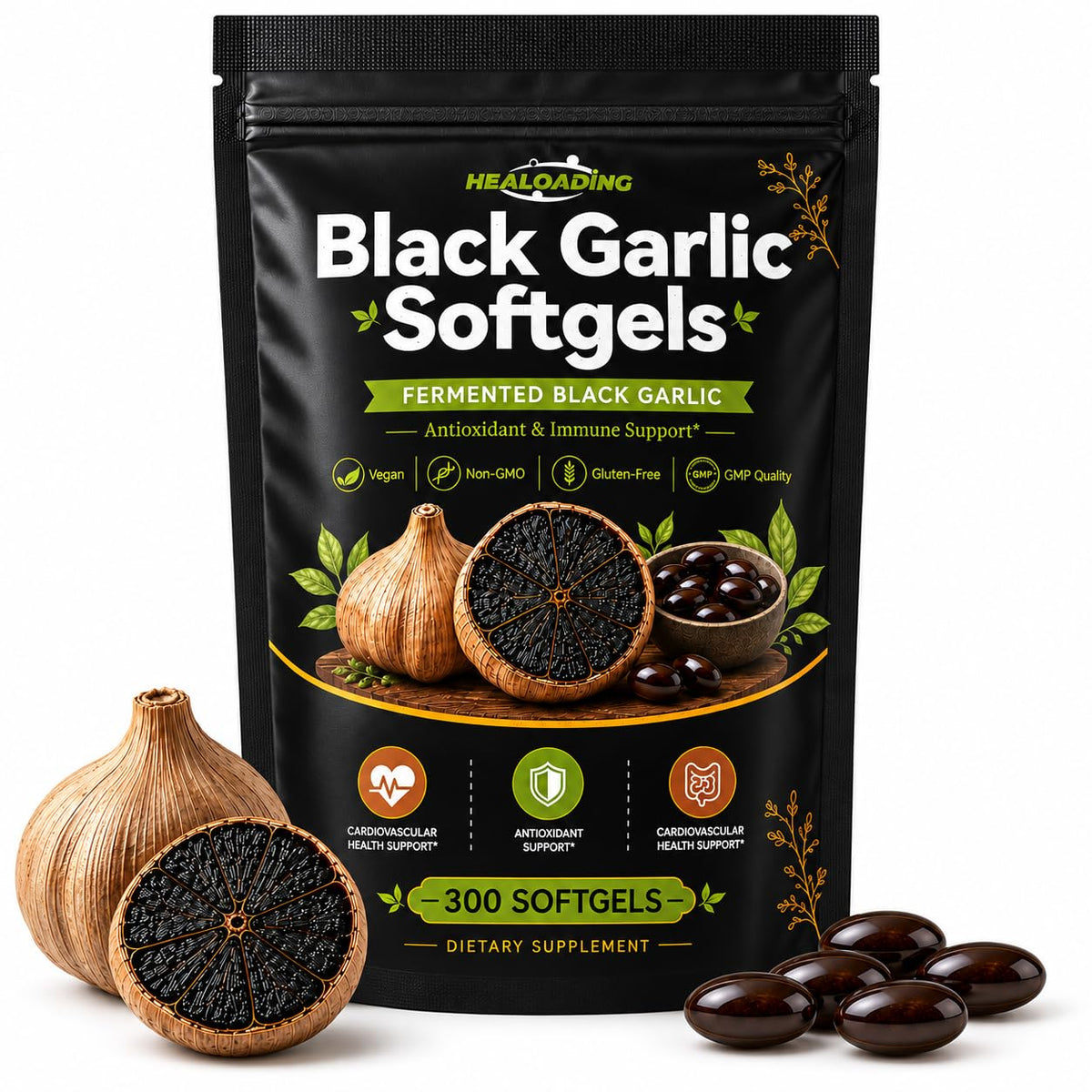 Black Garlic Softgels D535310