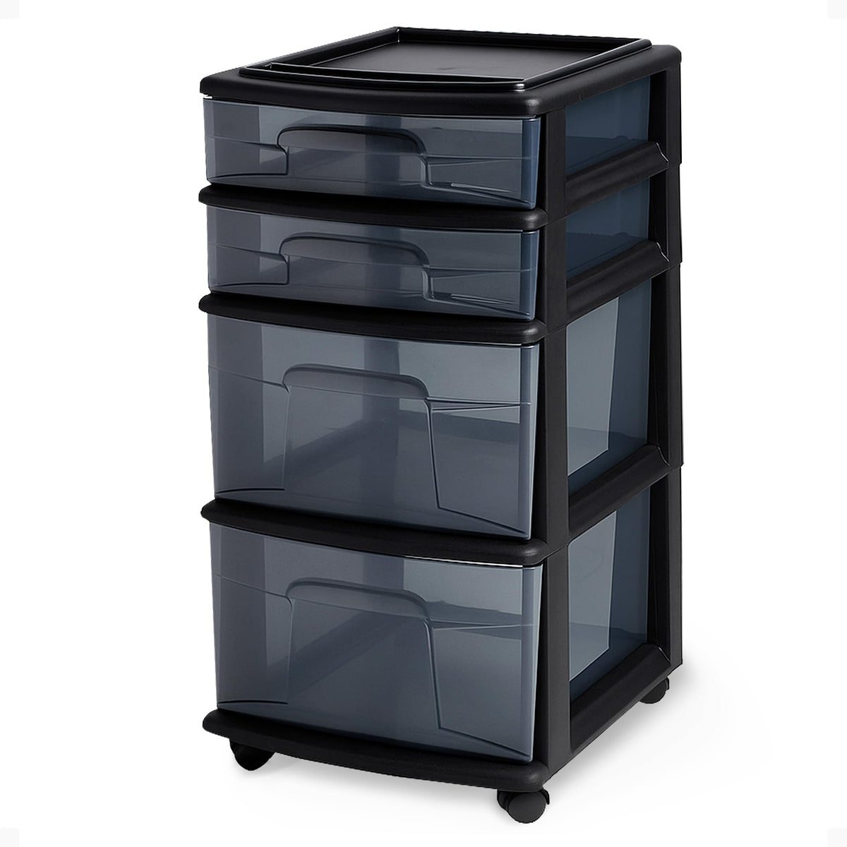 4-Tier Storage Cart with Removable Wheels W3671