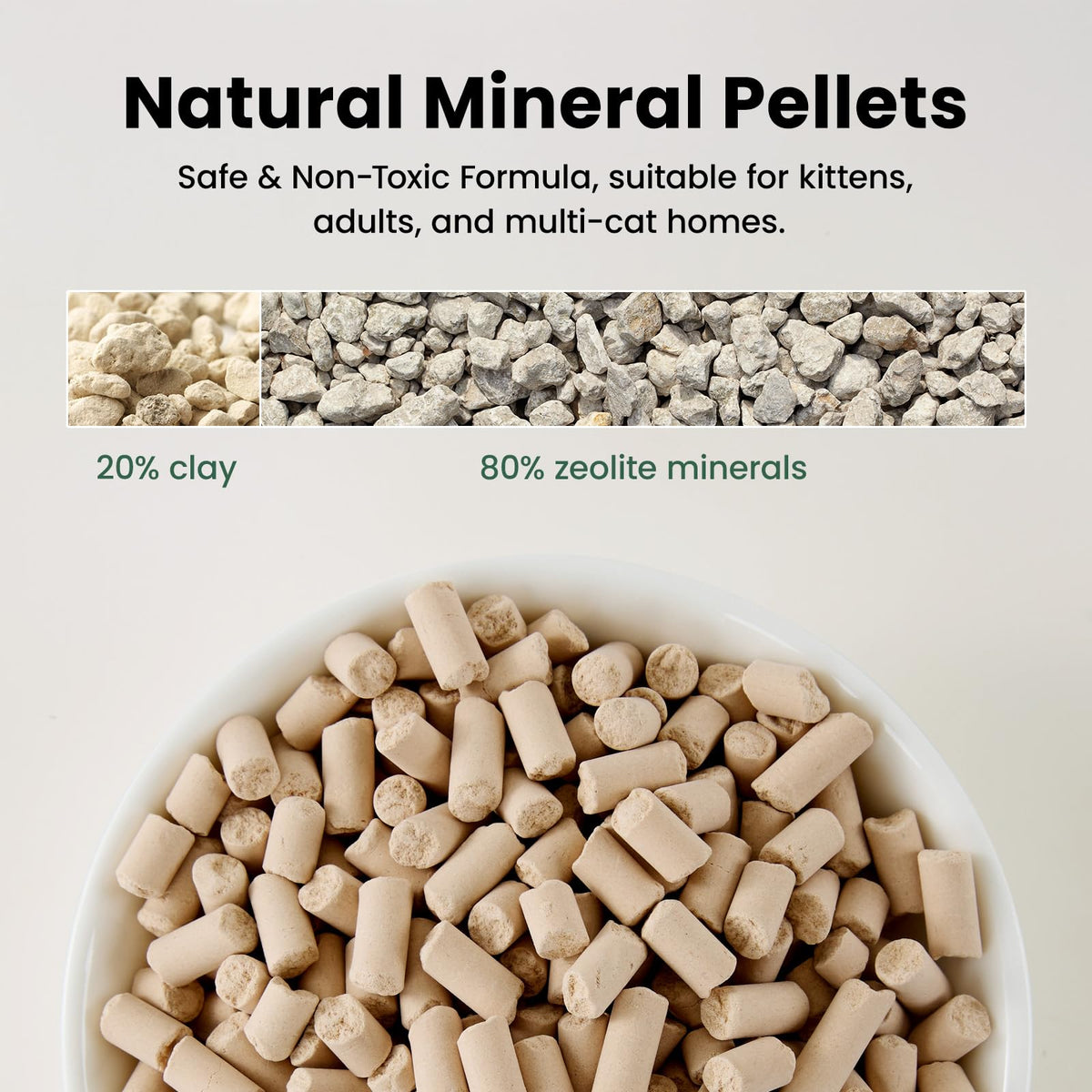 Zeolite Cat Litter Pellets 12 Lbs M593441