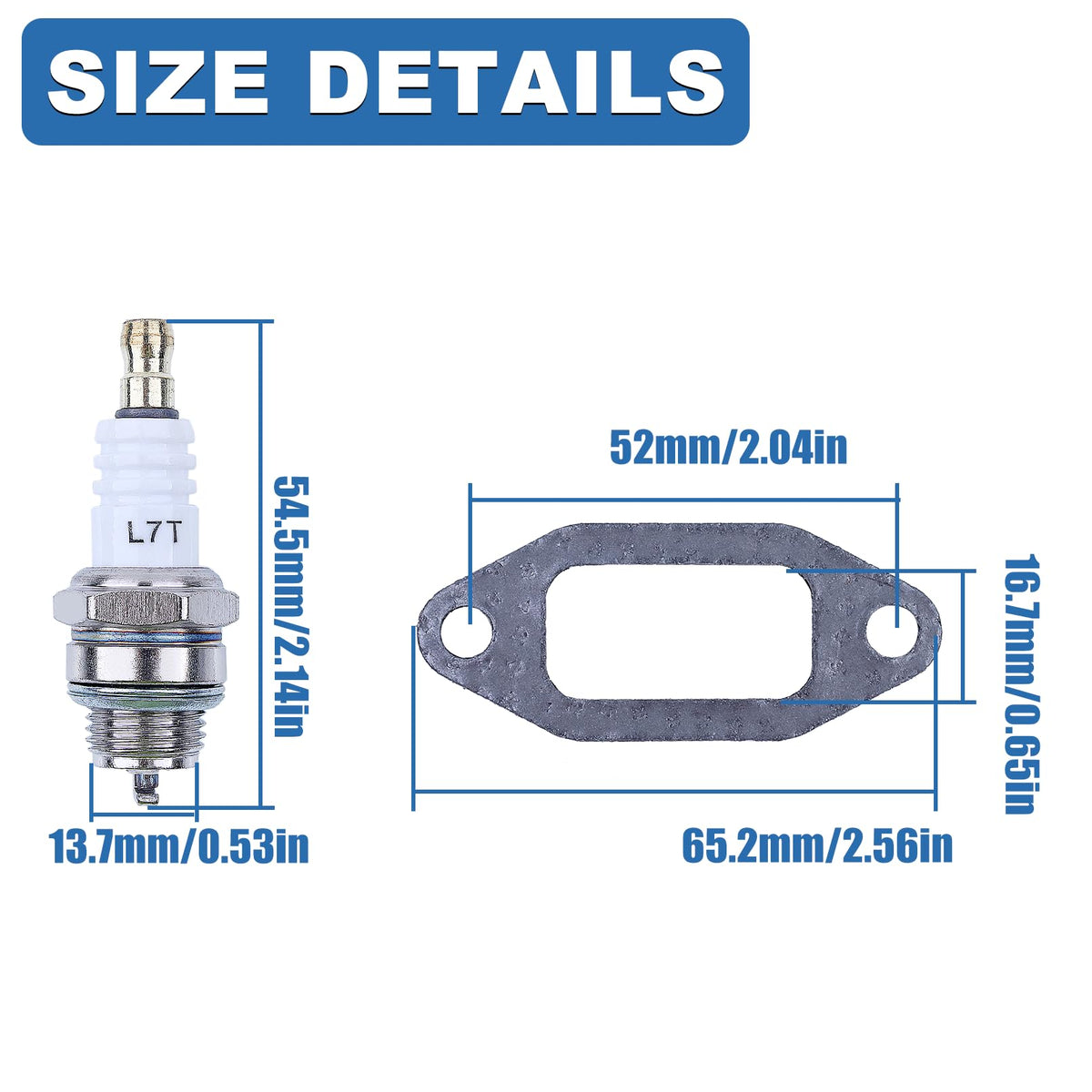 52mm Big Bore Top Cylinder End Kit Chainsaw Q694