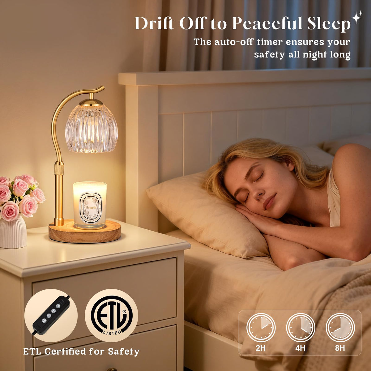Candle Warmer Lamp with 2 Bulbs W429