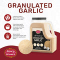 Granulated Garlic 6 LB Jar Gluten Free Non-GMO K18753