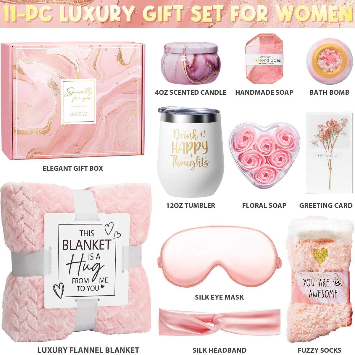 Spa Baskets Self Care Package U7384