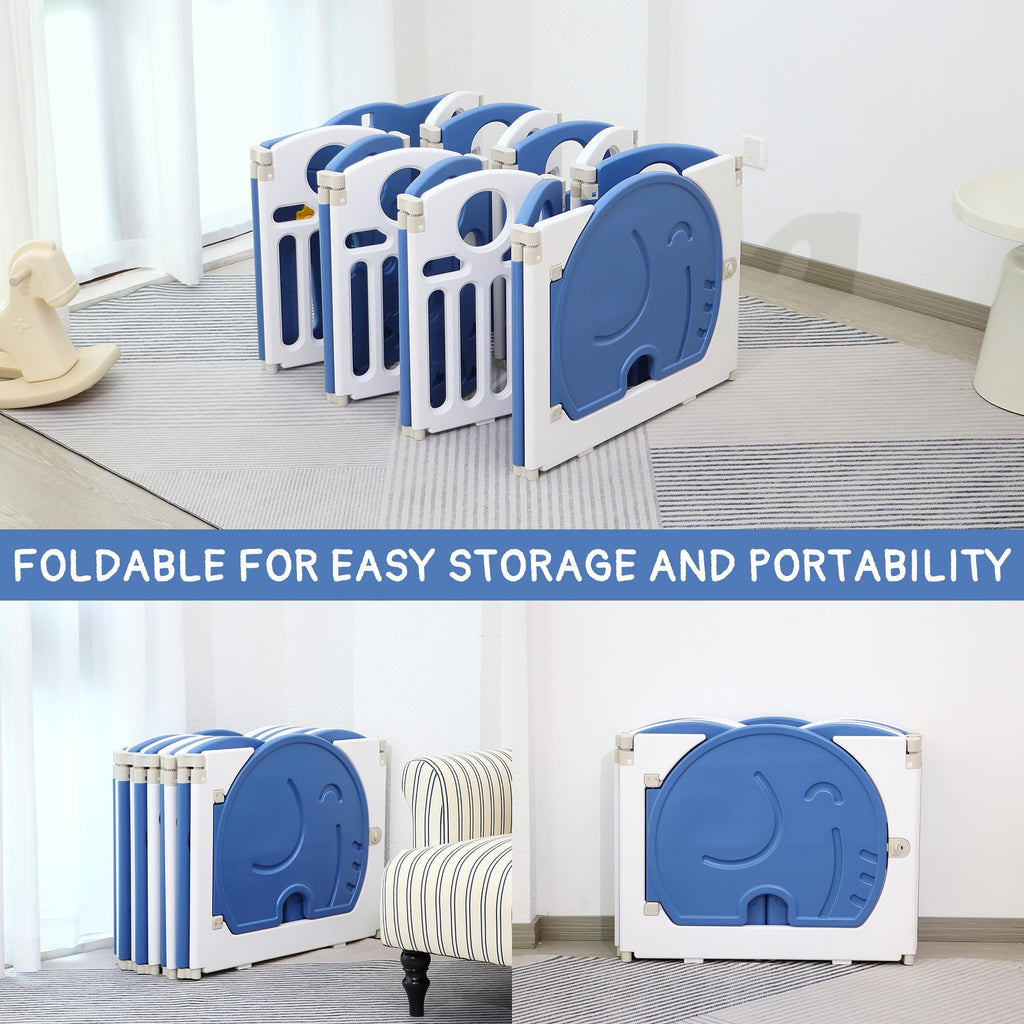 18-Panel Foldable Baby Playpen S9997