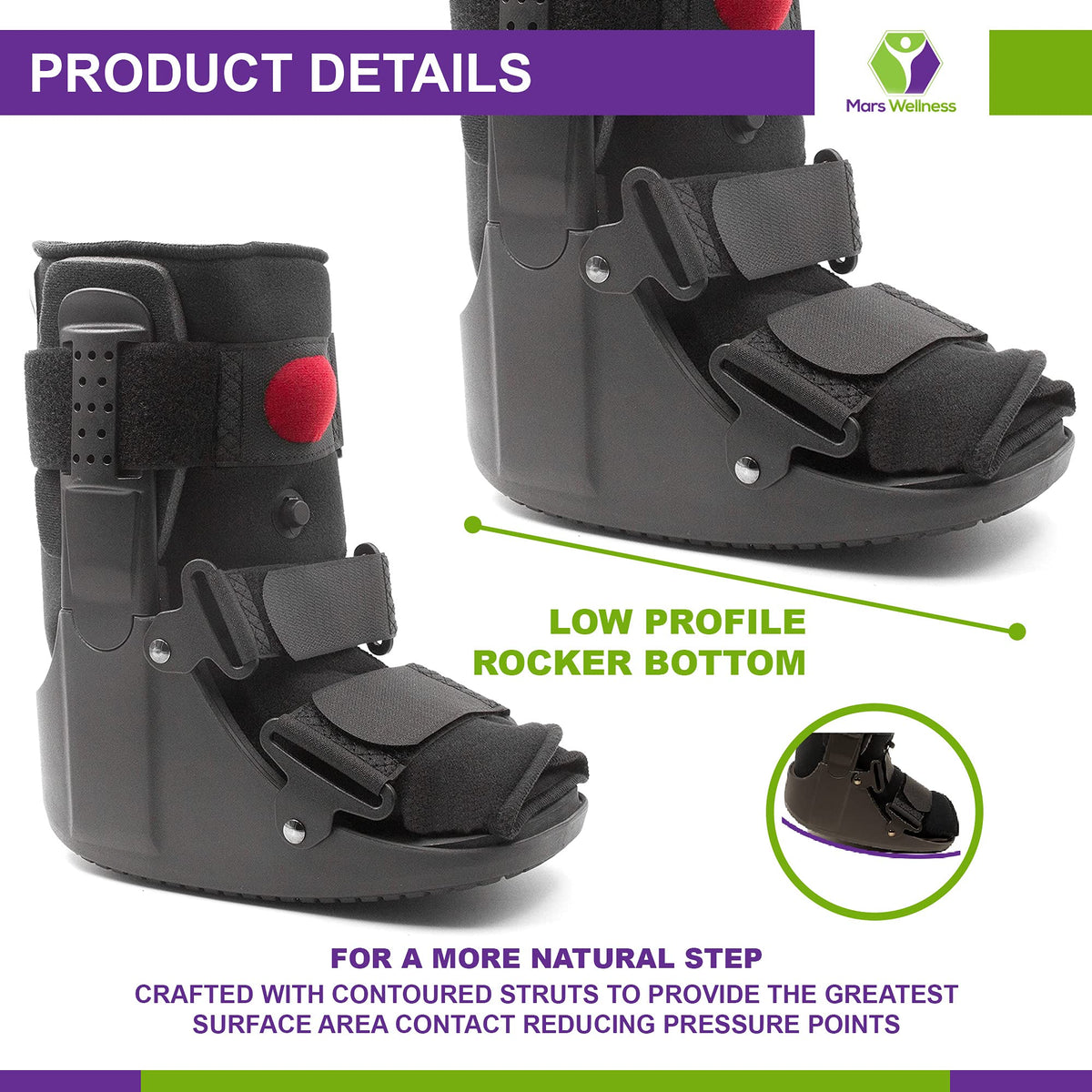 X-Large Air Cam Walker Boot D686