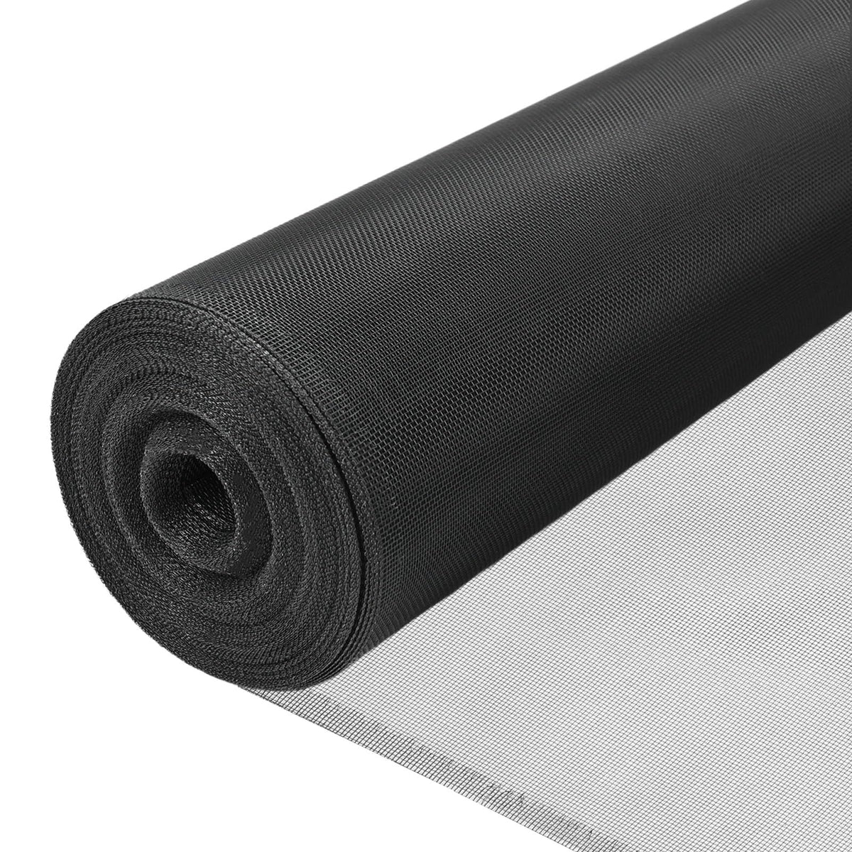 Black Aluminum Screen Mesh Roll 48 in x 100 ft 18 x 16 Mesh G312