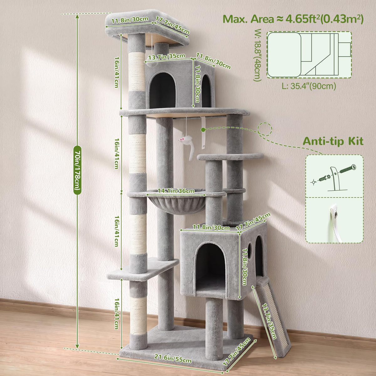 Heavy Duty Cat Tree Tower R793