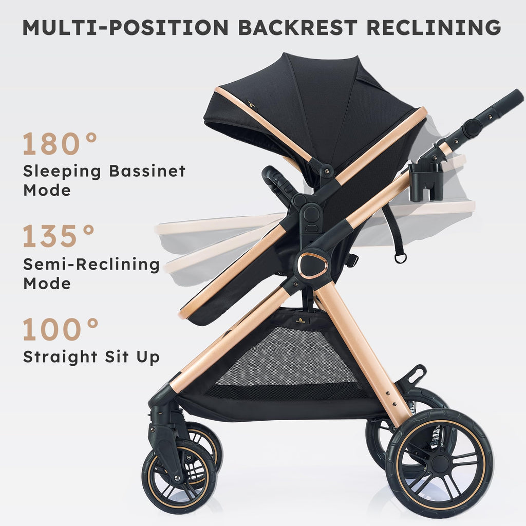 2-in-1 Convertible Baby Stroller J388