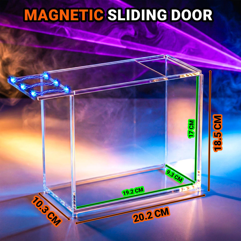 2 Pack Acrylic Case Stackable Magnetic Protector for ETB Storage X716596