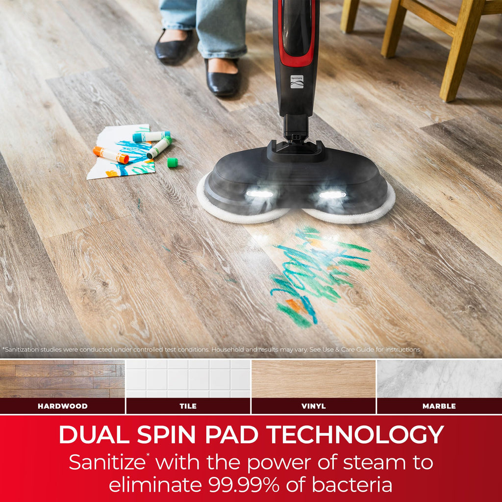 Corded Steam Spin Mop T80362