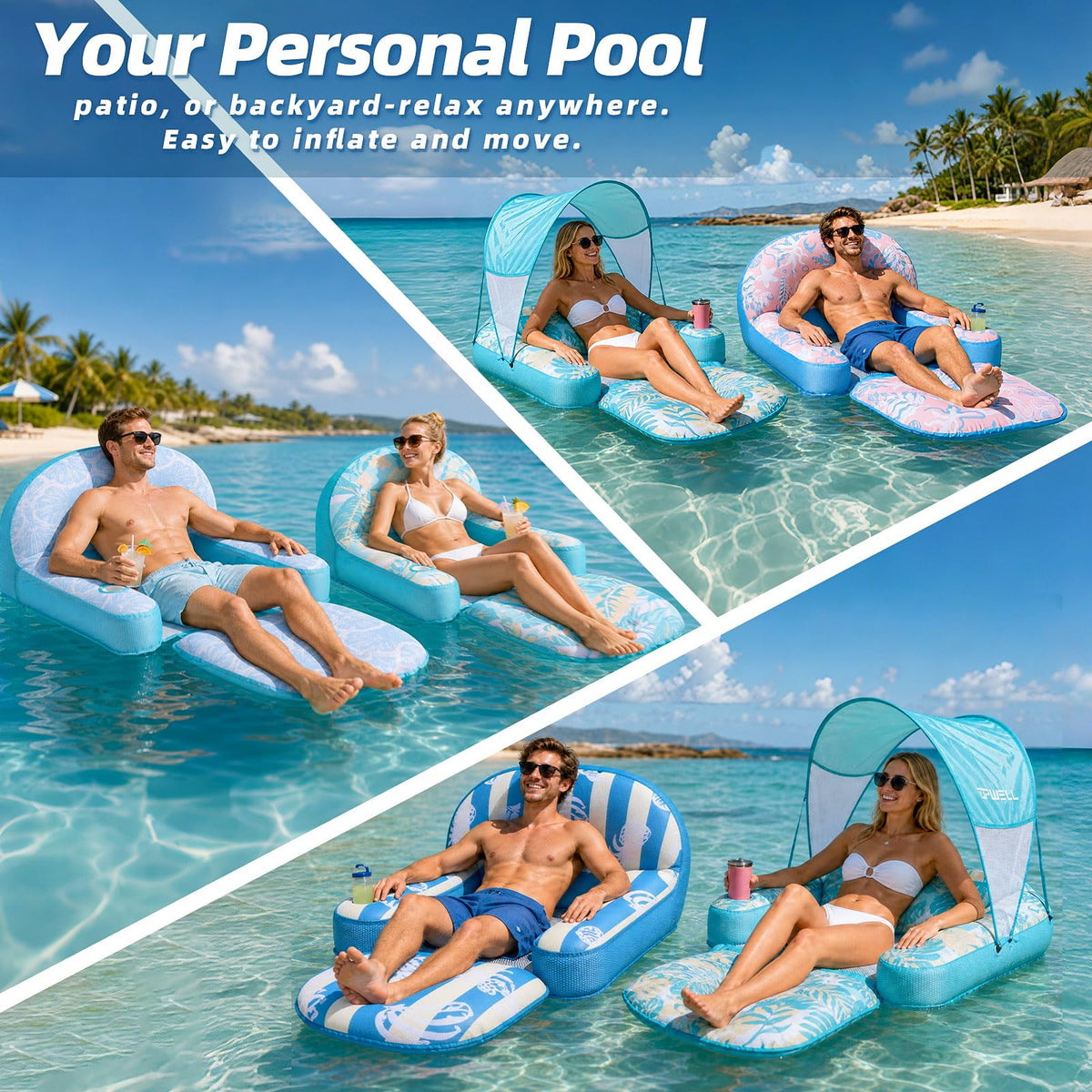 Inflatable Pool Float Chair L41483