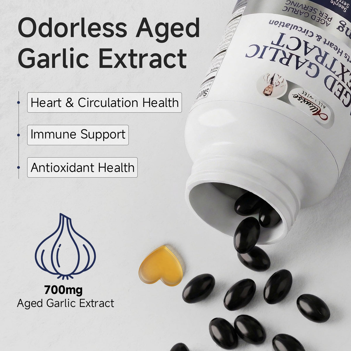 Aged Black Garlic Extract 700mg Supplements J29393