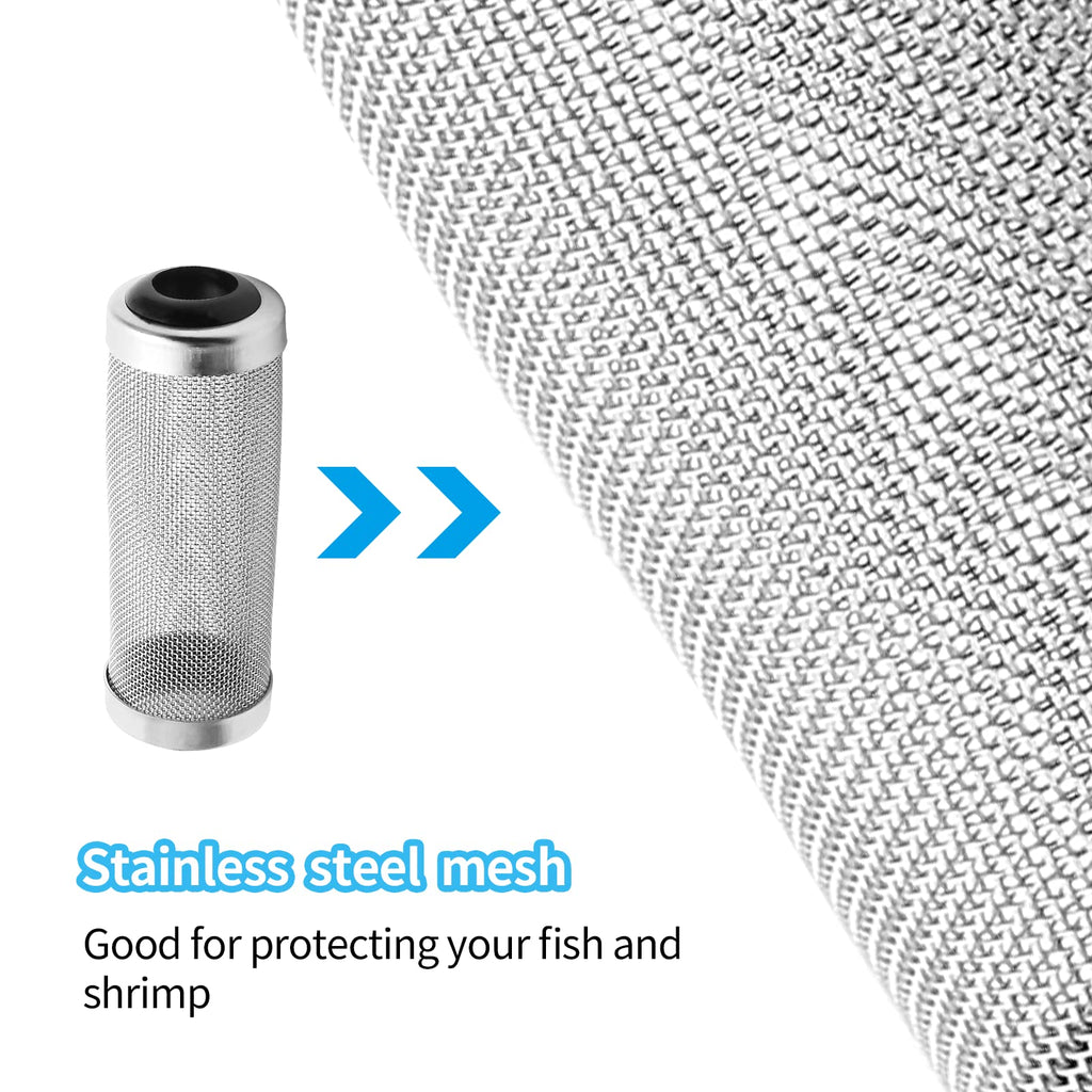 Stainless Steel Aquarium Filter Intake Cover 12mm F510589