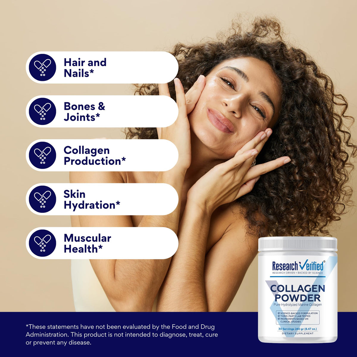 Hydrolyzed Marine Collagen Powder Unflavored J24270