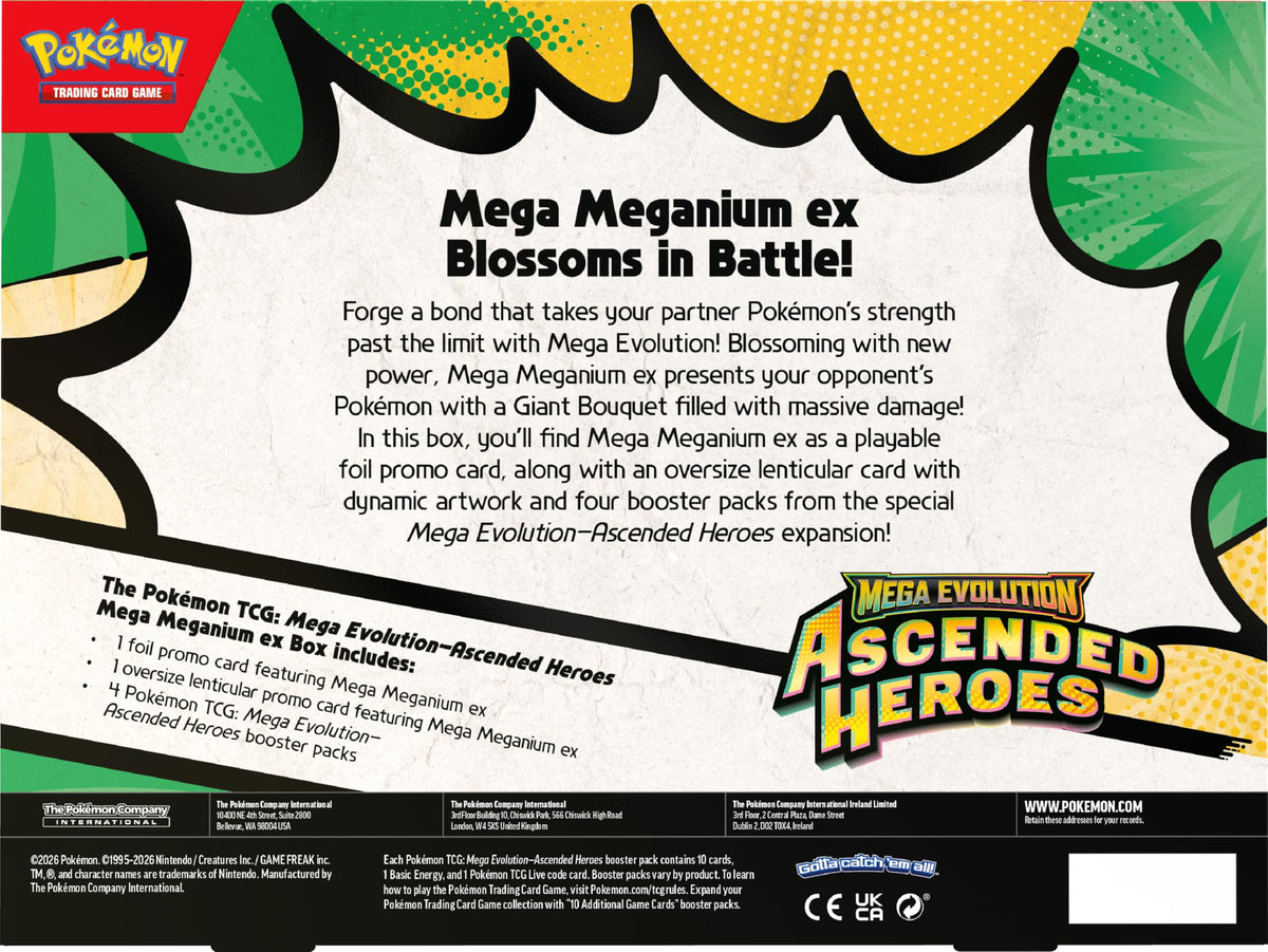 Pokemon TCG Mega Evolution Mega Meganium ex Box P253658