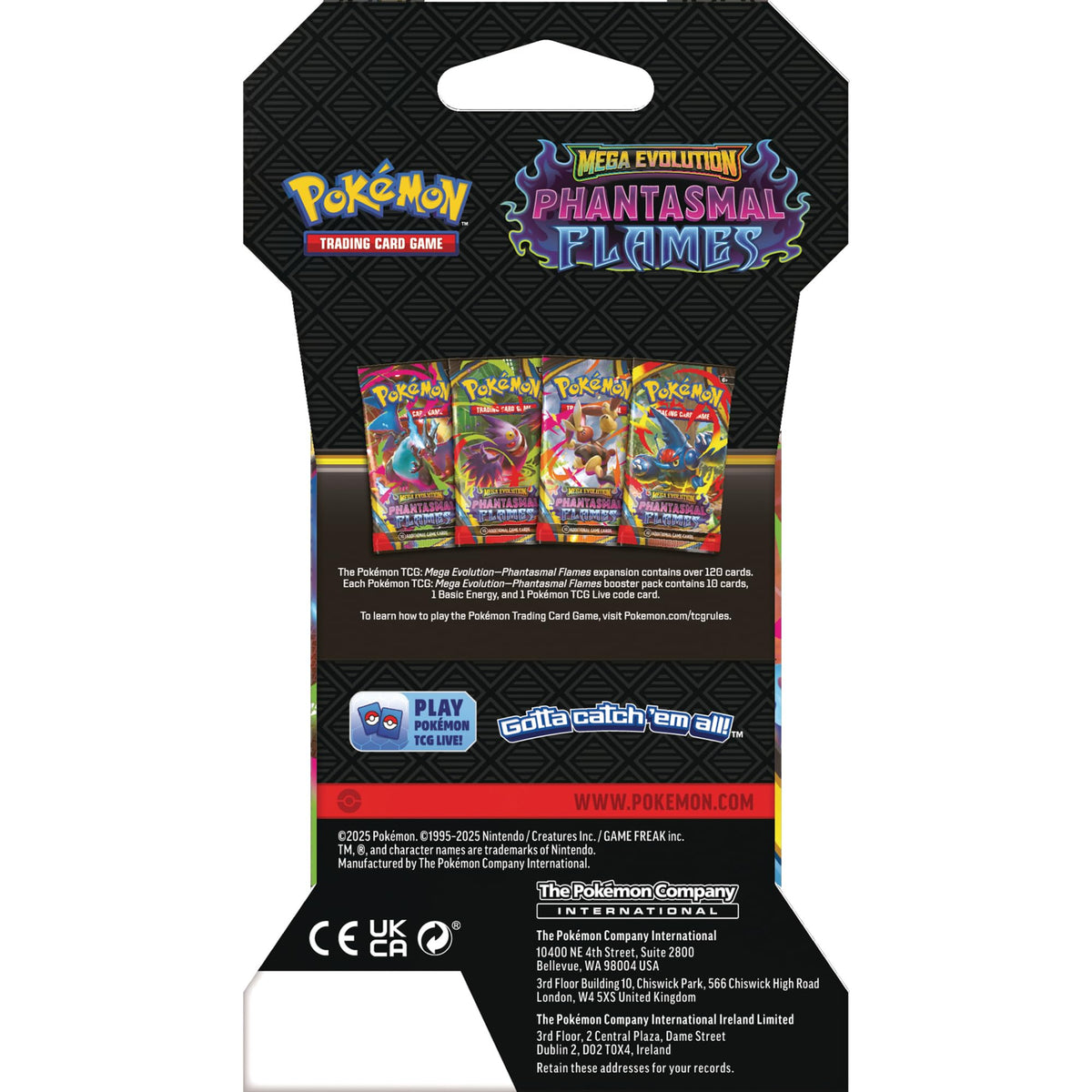 Pokemon TCG Sleeved Booster Pack - 10 Cards Y551