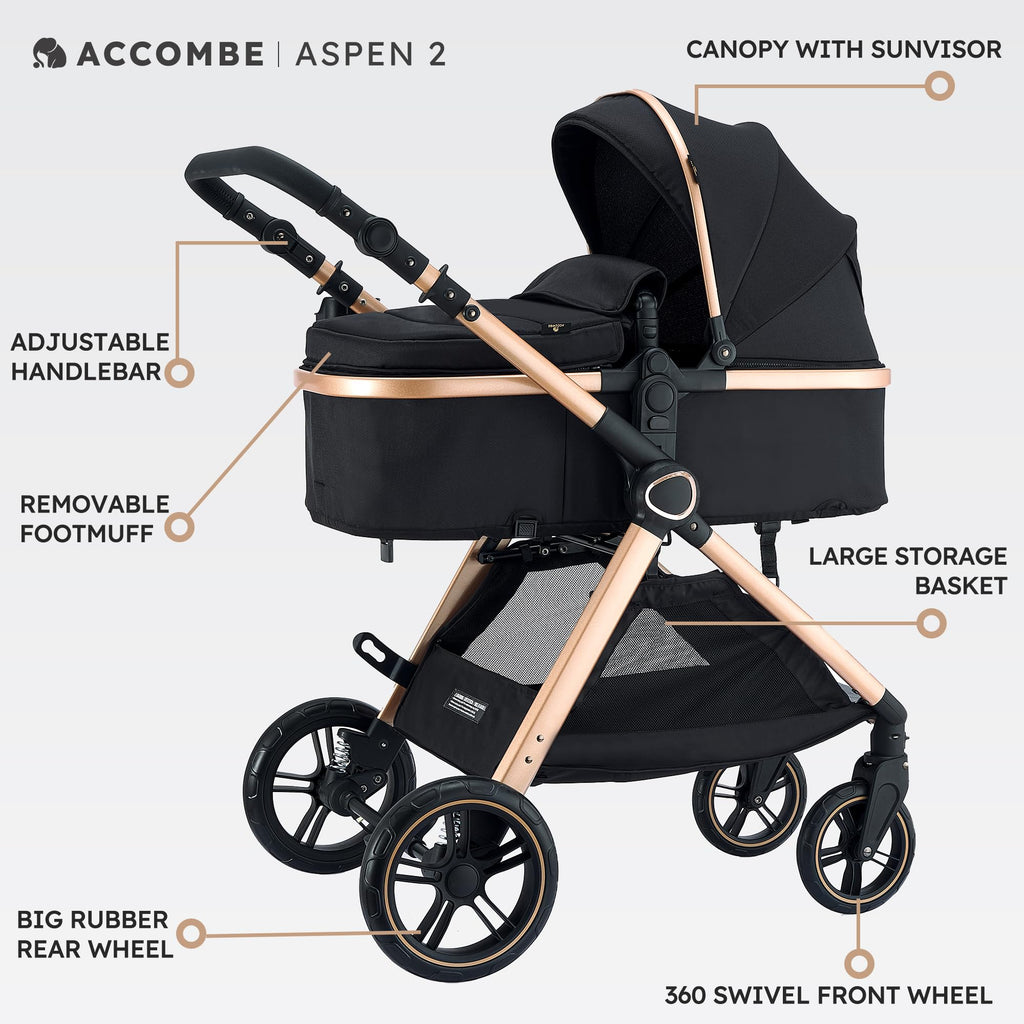 2-in-1 Convertible Baby Stroller J388