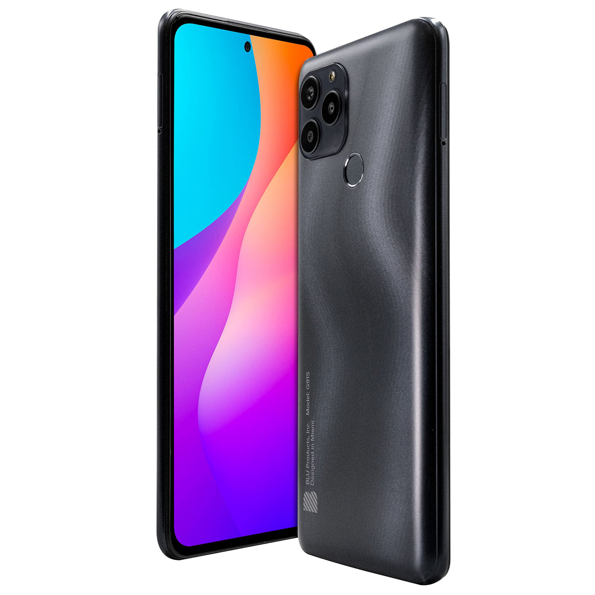 Unlocked 6.8” Full HD+ Display 128GB 48MP Triple Camera Gray Smartphone Q18743