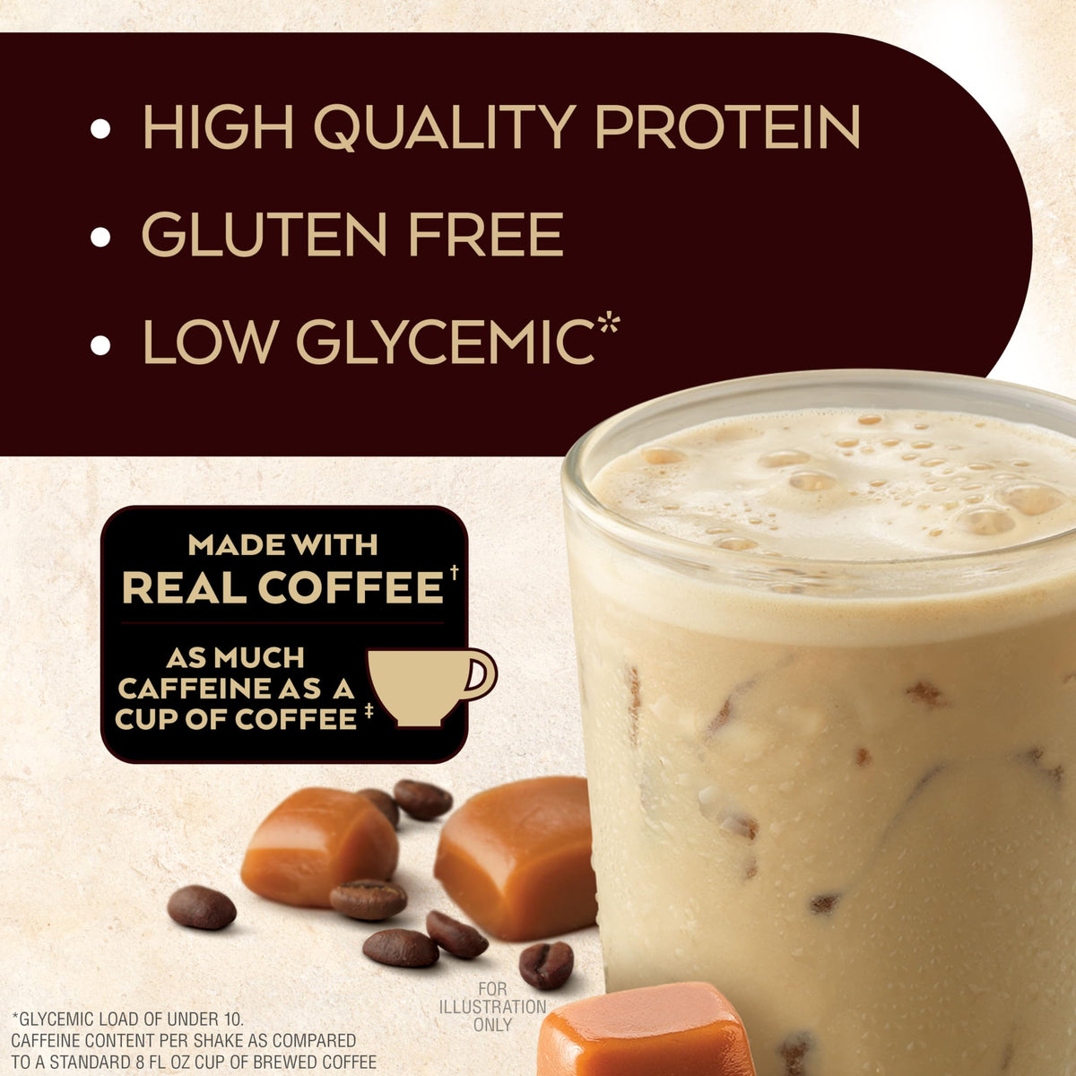 Chocolate Banana & Café Caramel Protein Shake, 15g Protein, Keto Friendly Y26549