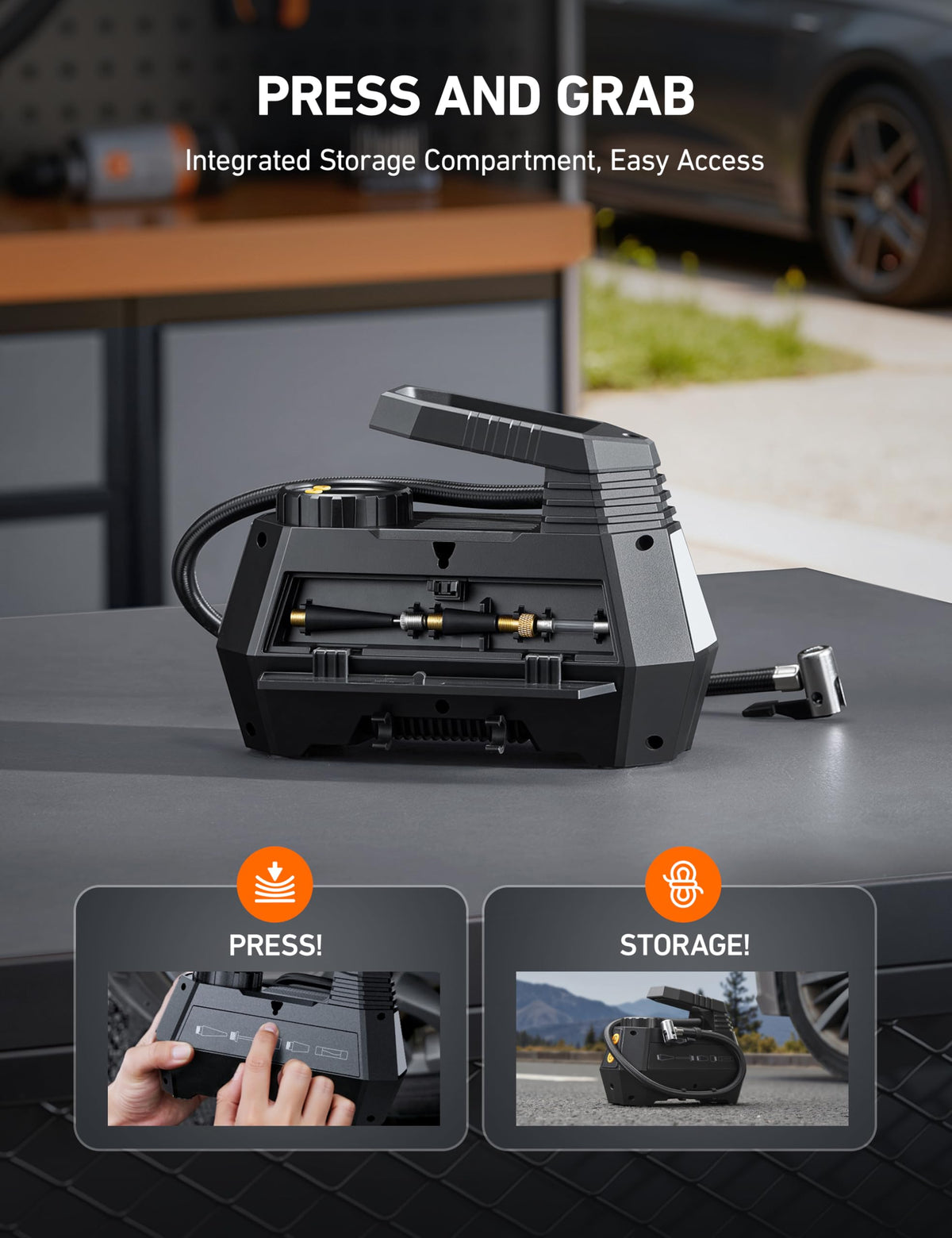 Cordless Portable Air Compressor U6732