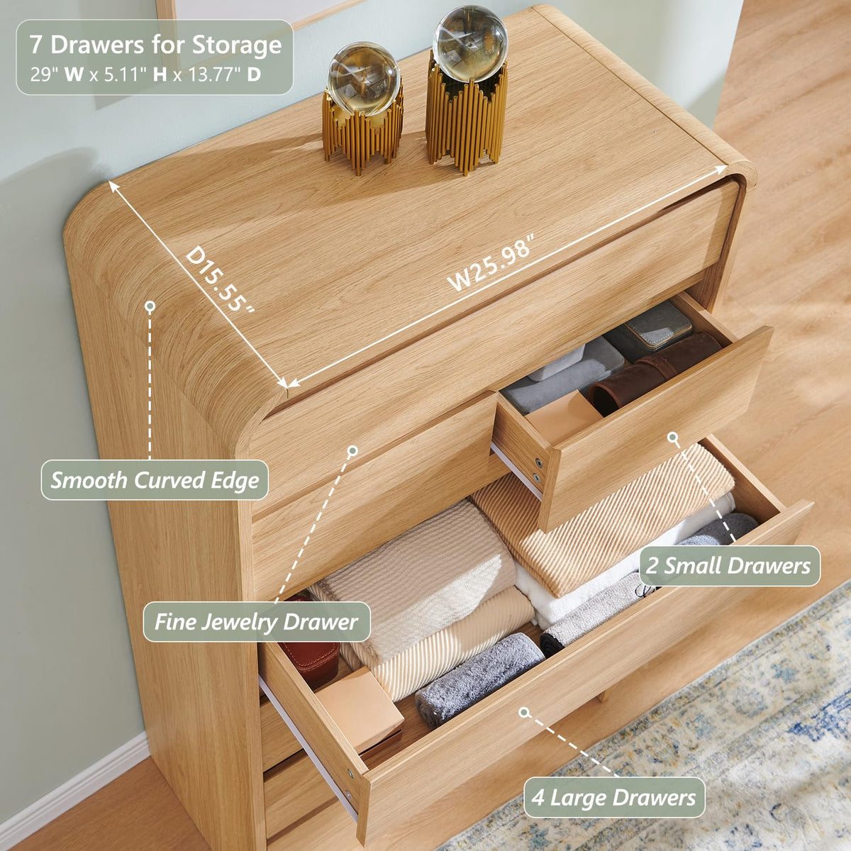 7 Drawer Dresser B43877