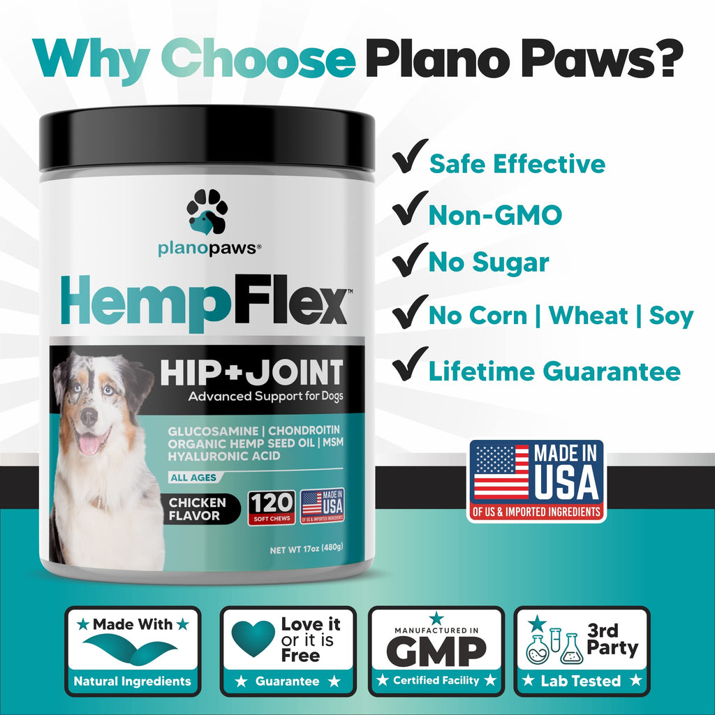 Glucosamine for Dogs Hip and Joint Supplement Soft Chews D72103