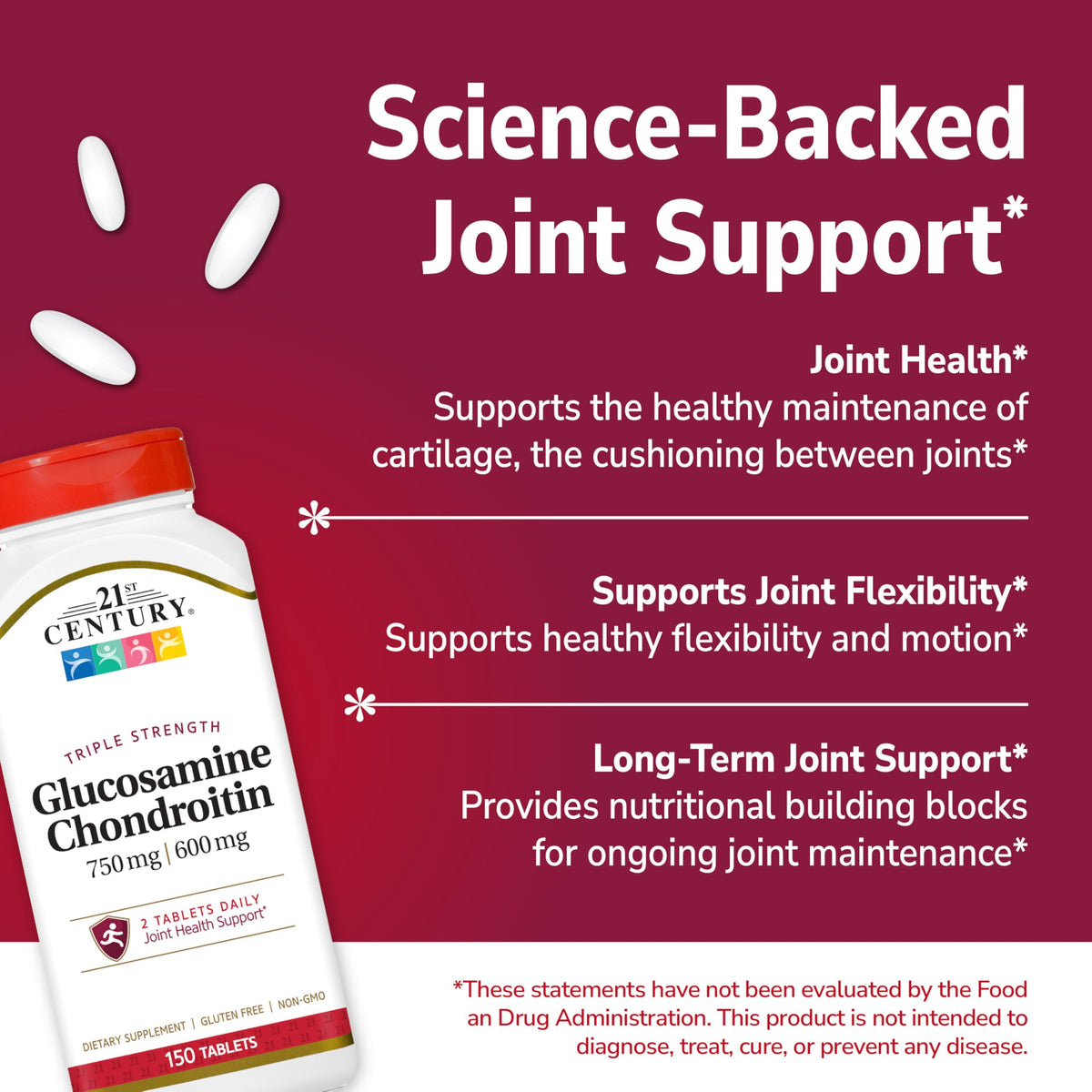 Glucosamine Chondroitin 750mg/600mg 150ct I36863