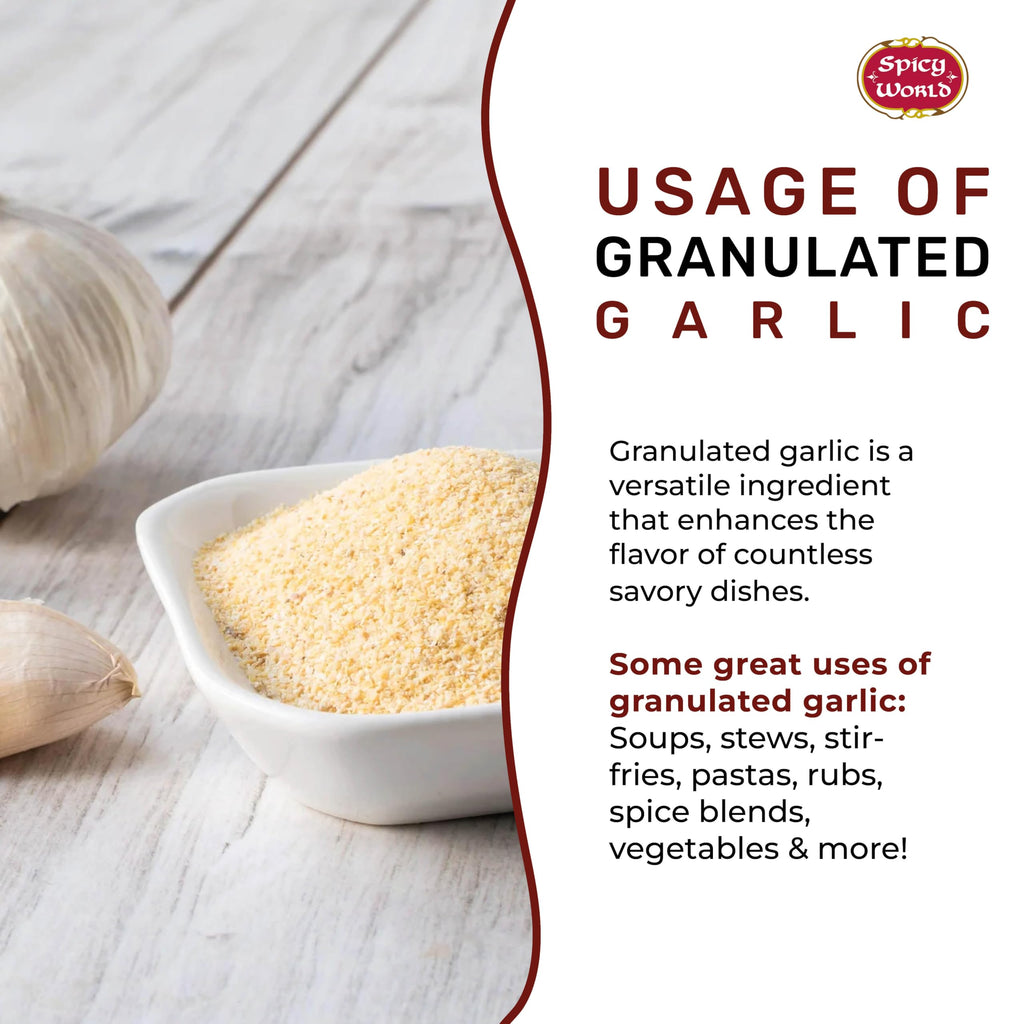 Granulated Garlic 6 LB Jar Gluten Free Non-GMO K18753