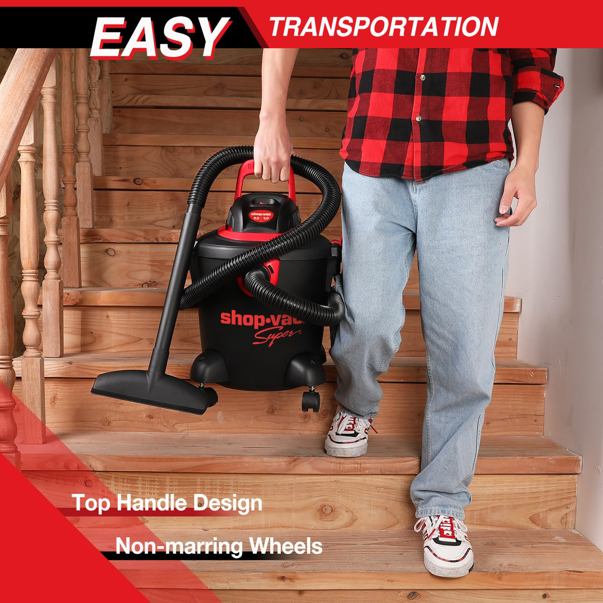 5 Gallon 3.0 Peak HP Wet/Dry Vac with Blower R19966