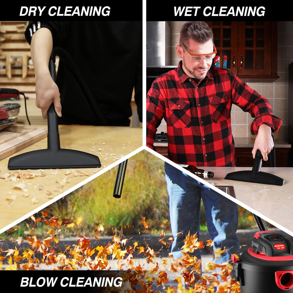 5 Gallon 3.0 Peak HP Wet/Dry Vac with Blower R19966