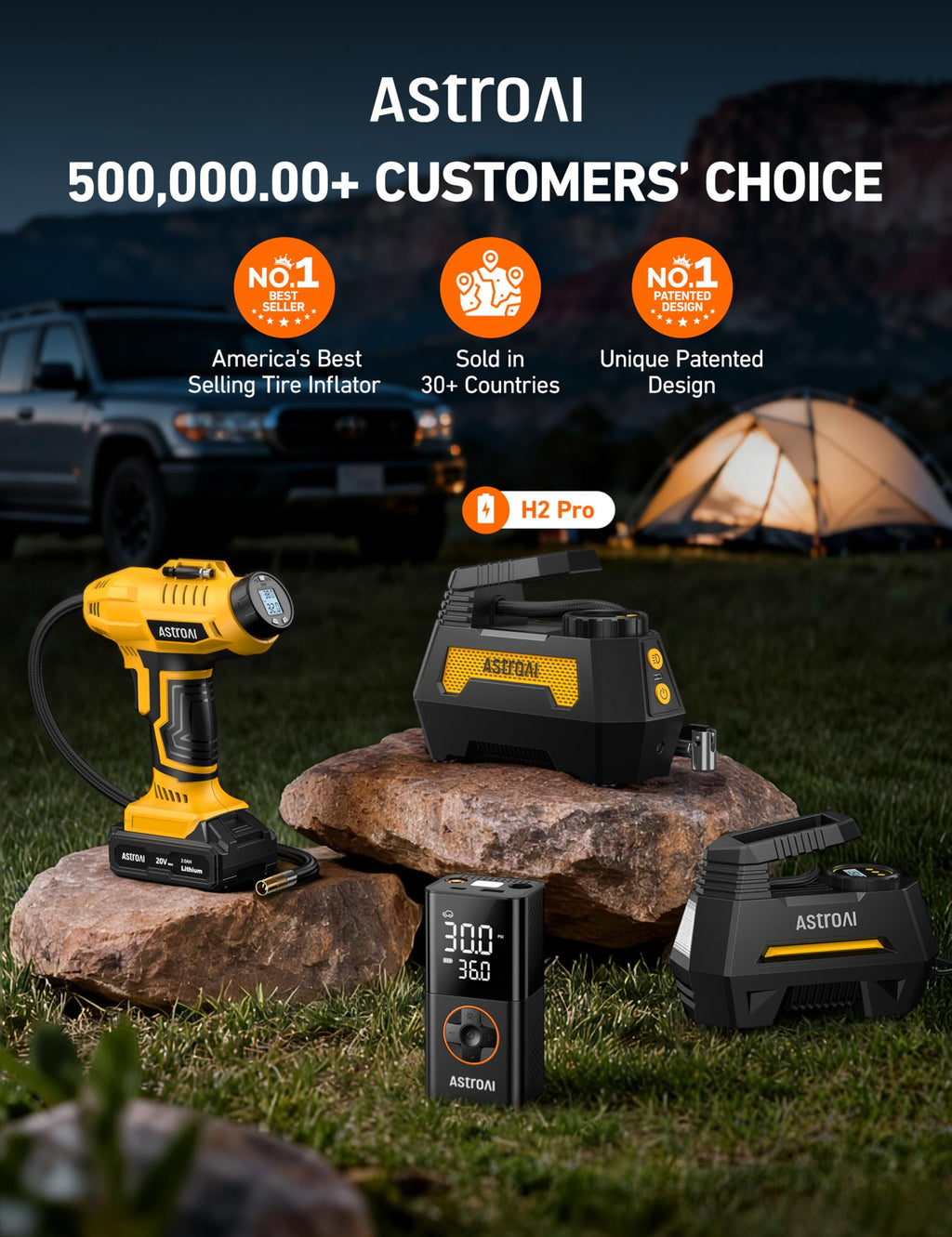 Cordless Portable Air Compressor U6732