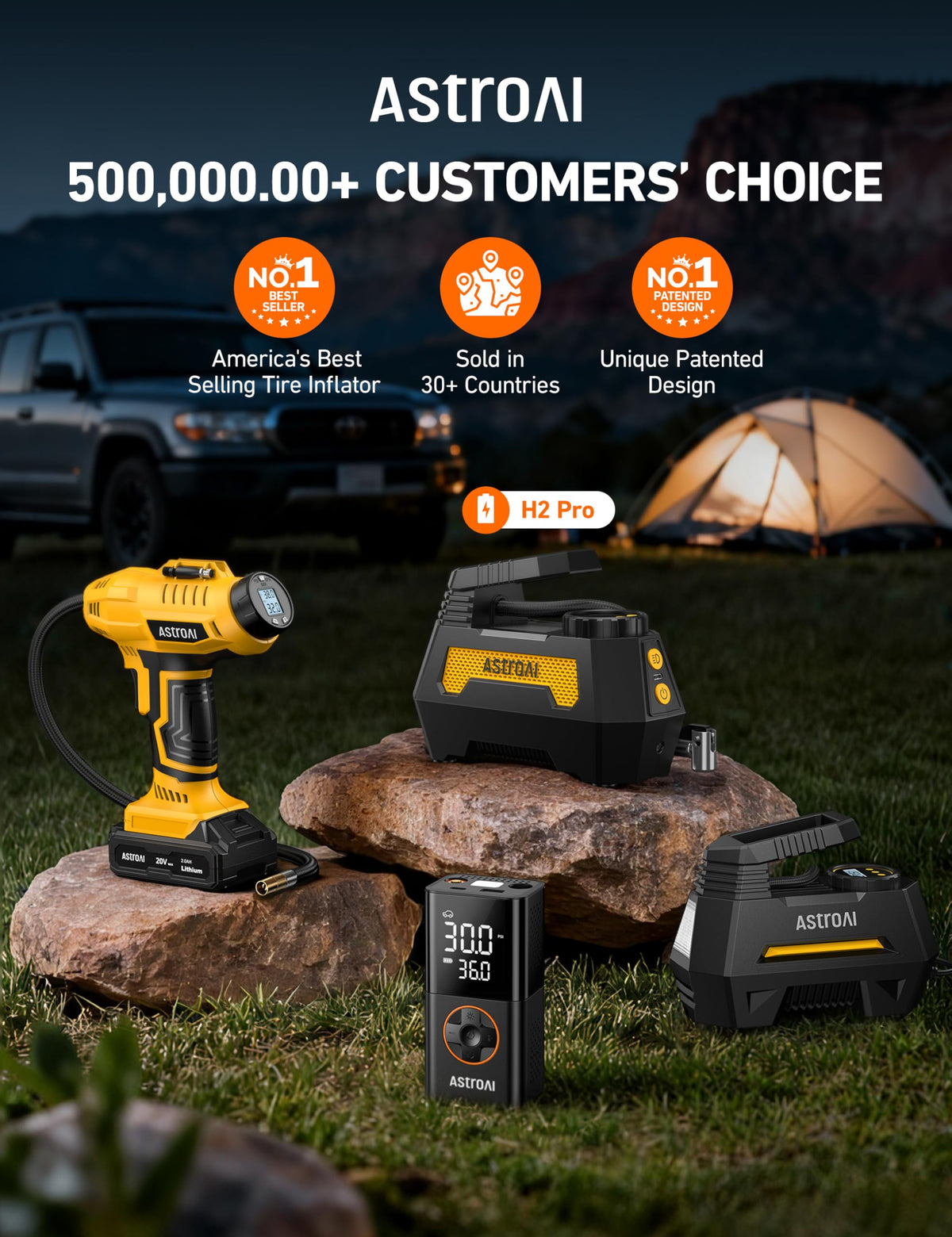 Cordless Portable Air Compressor U6732