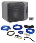 Dual 10.5" Powered Car Subwoofer J7382