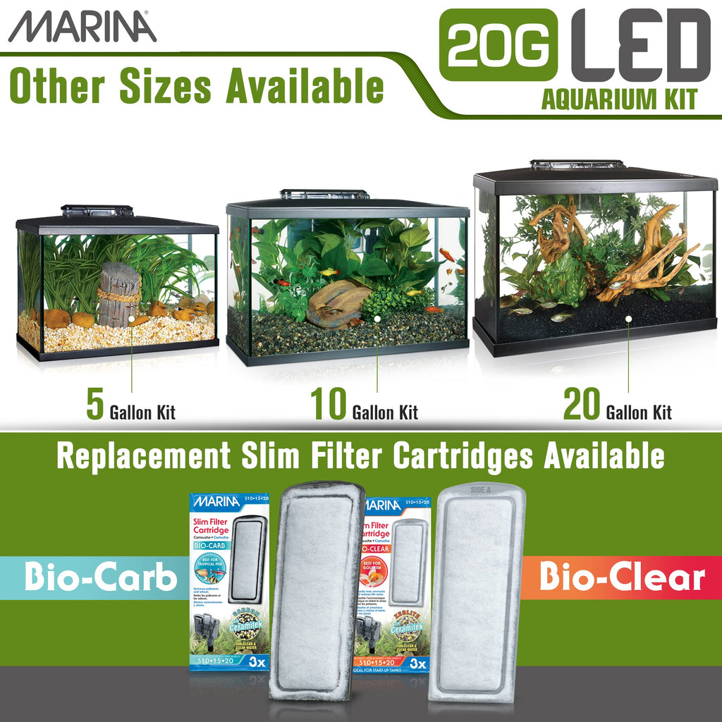 20 Gallon LED Aquarium Kit with Filter K912448
