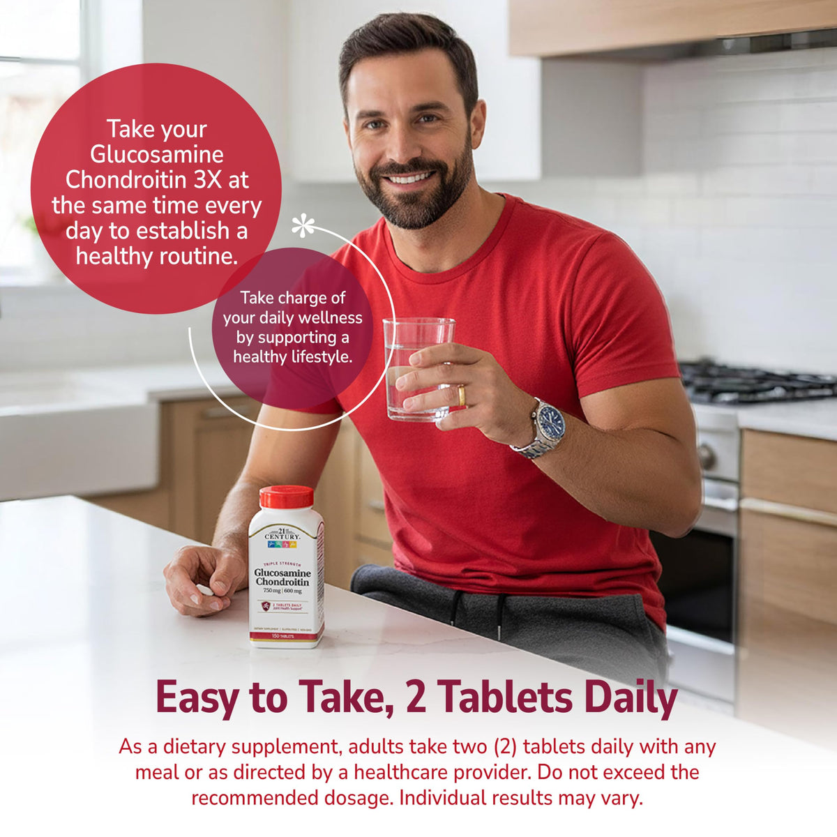 Glucosamine Chondroitin 750mg/600mg 150ct I36863