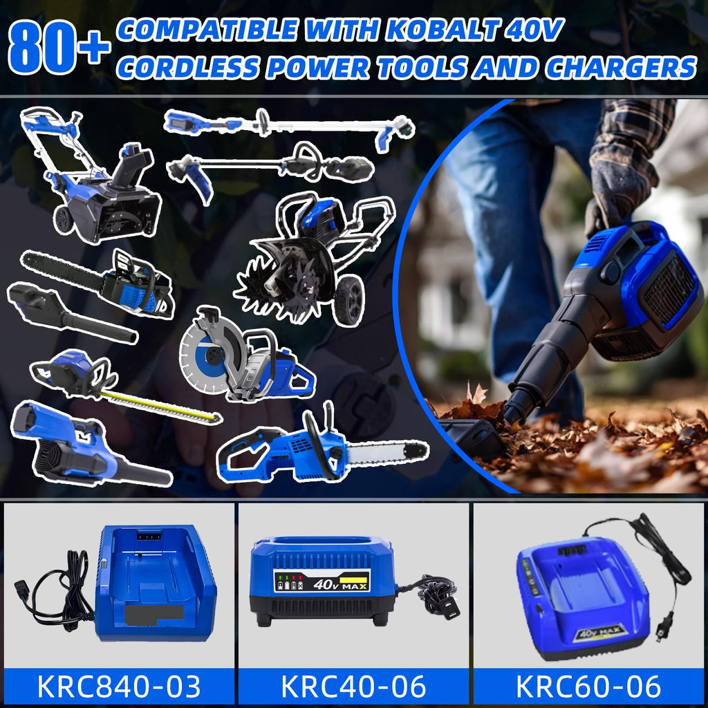 40V Max 4Ah Lithium-ion Battery Replacement R20156