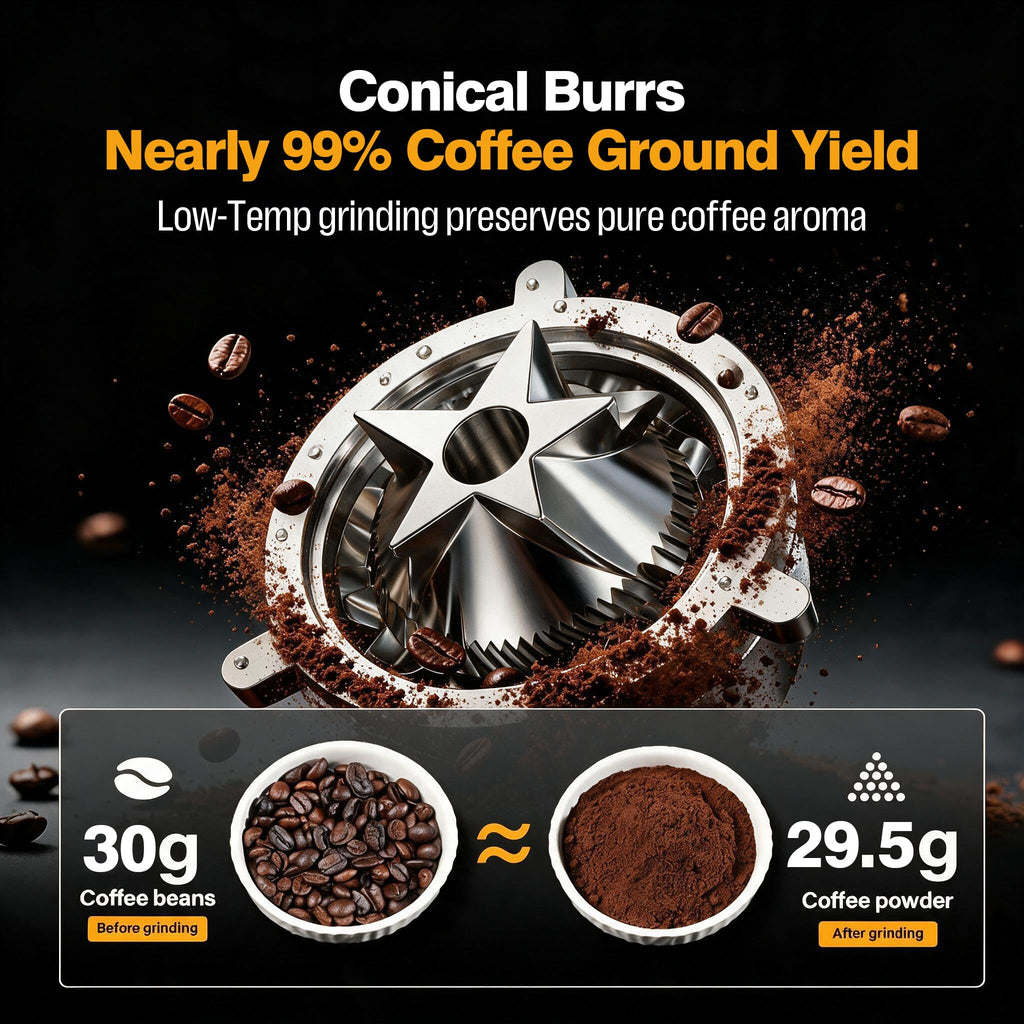 Electric Burr Coffee Grinder with 75 Settings Z887