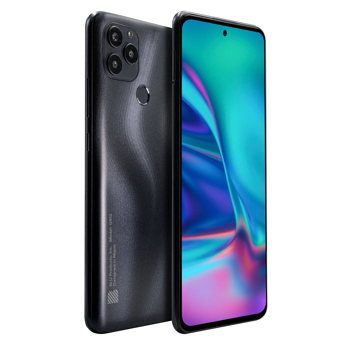 Unlocked 6.8” Full HD+ Display 128GB 48MP Triple Camera Gray Smartphone Q18743