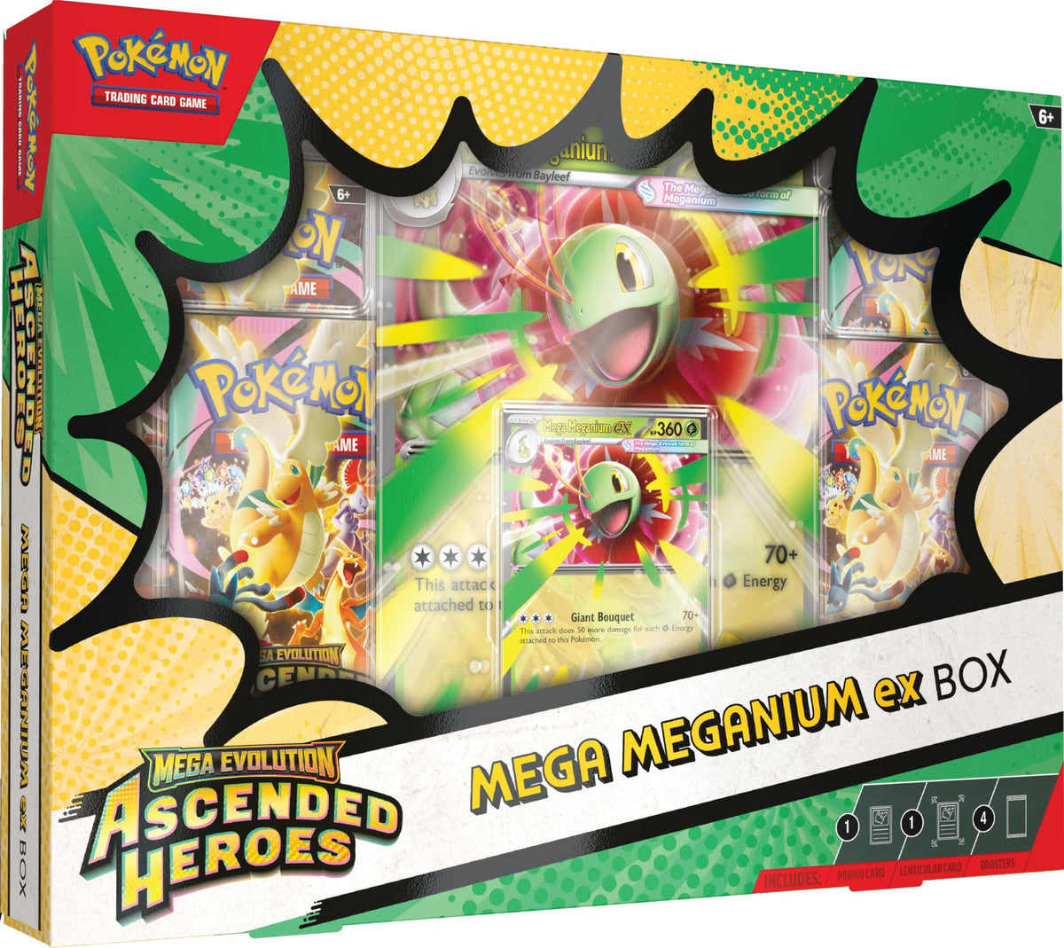 Pokemon TCG Mega Evolution Mega Meganium ex Box P253658