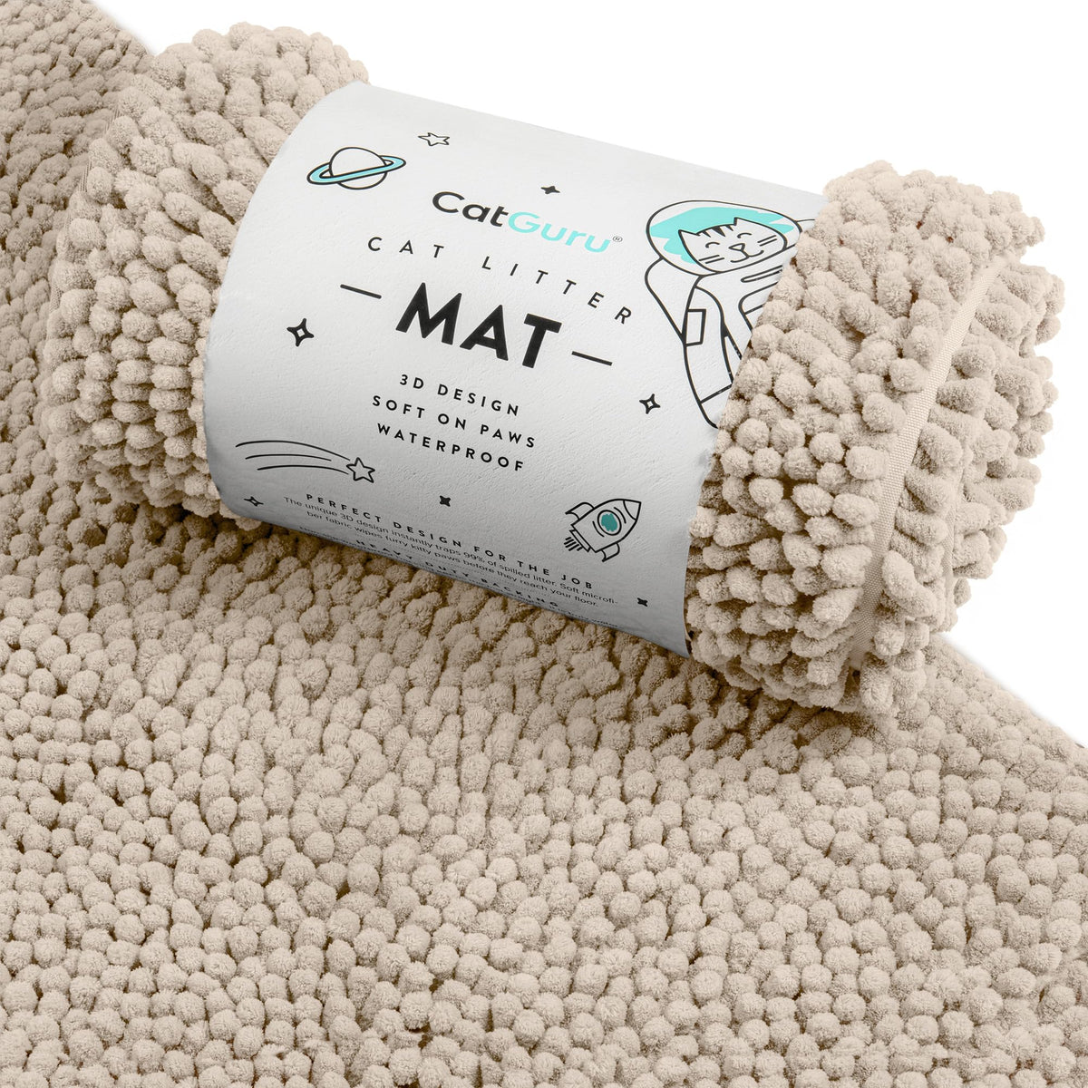 Super Absorbent Waterproof Non Slip Cat Litter Mat I64612