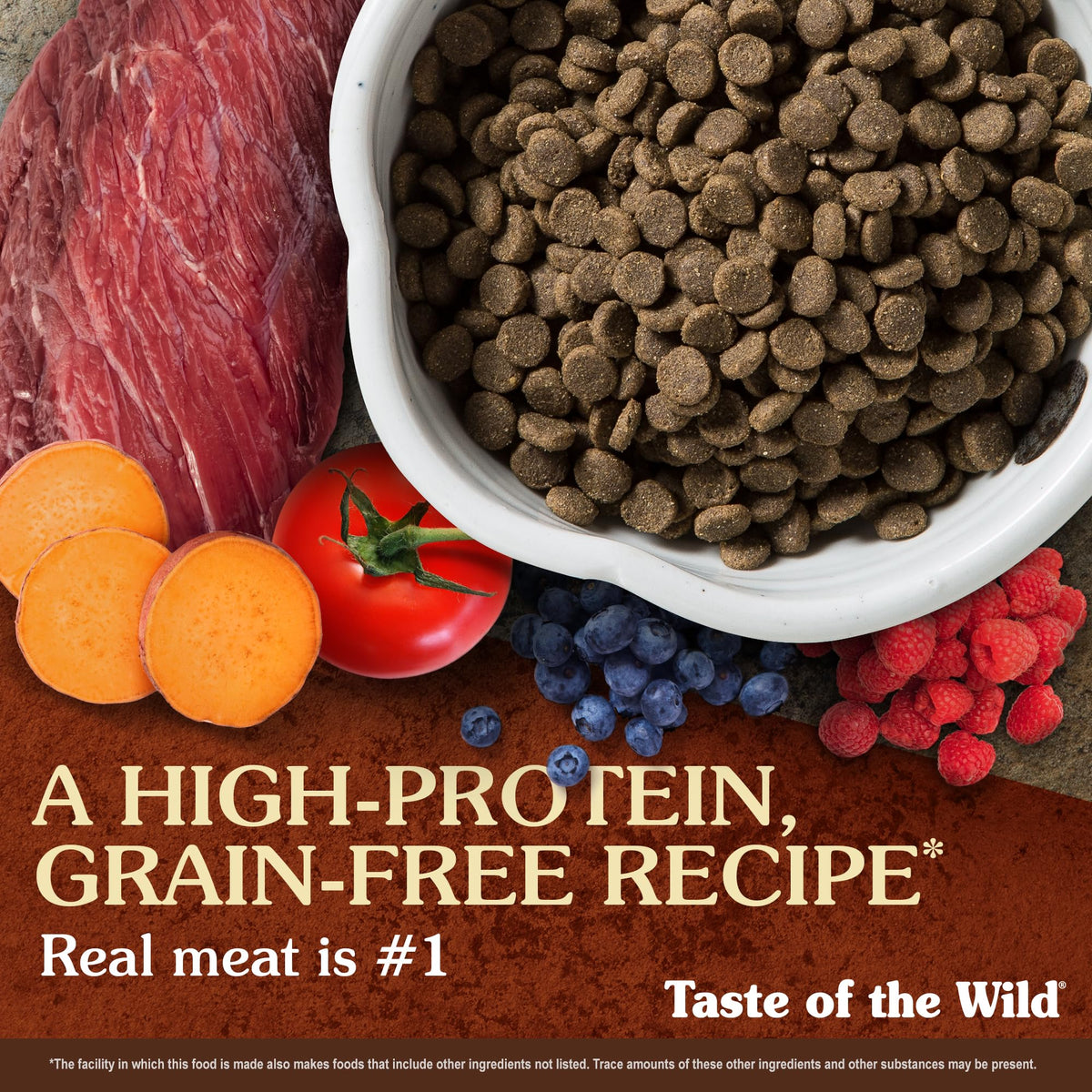 High Prairie Adult Dry Dog Food Roasted Bison 28lb O81942